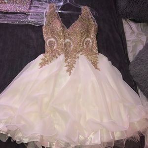 Quinceañera court dress that could be a prom dress